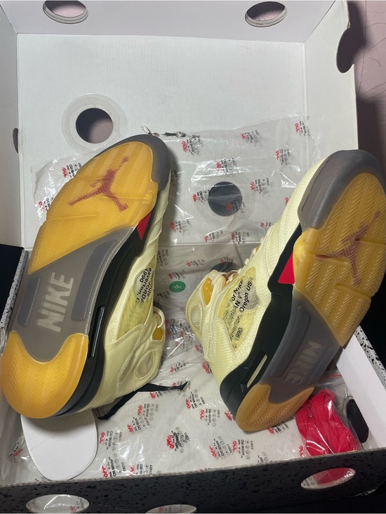 Size 12 - Jordan 5 SP x Off-White Mid Sail main image 5
